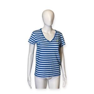 Ralph Lauren Sport Turquoise and White Crewneck Tee Size S